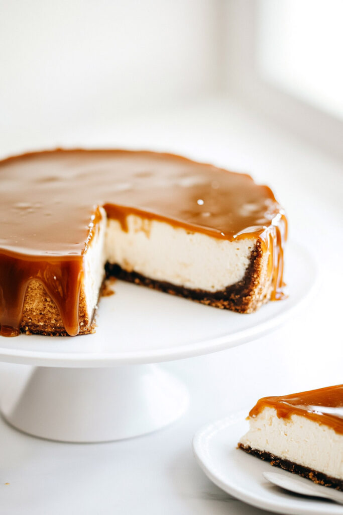 Assemble the Paleo Caramel Cheesecake