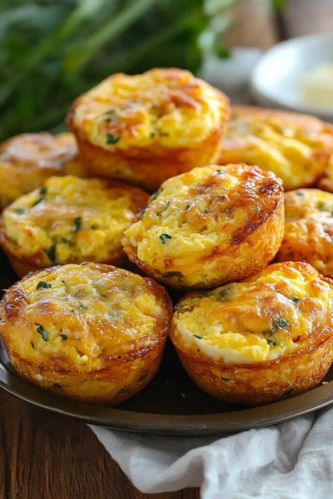 Baking Sausage Pizza Egg Muffins