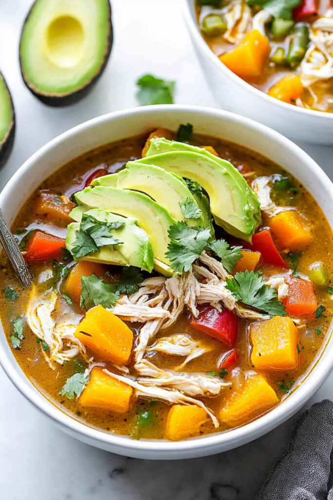 Butternut Squash Chicken Chili