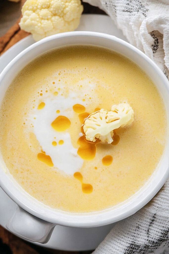 Creamy Coconut Cauliflower Soup