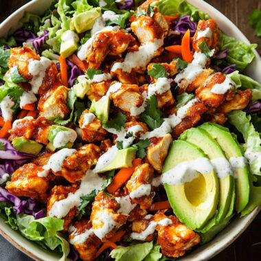 Crispy Buffalo Chicken Salad Recipe