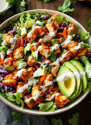 Crispy Buffalo Chicken Salad Recipe