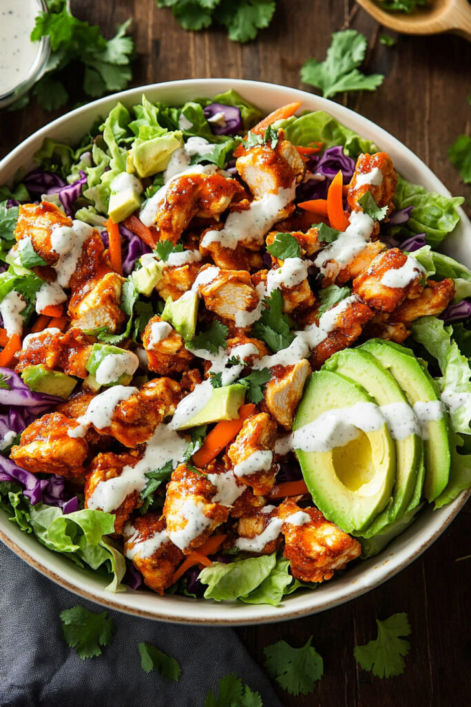 Crispy Buffalo Chicken Salad Recipe