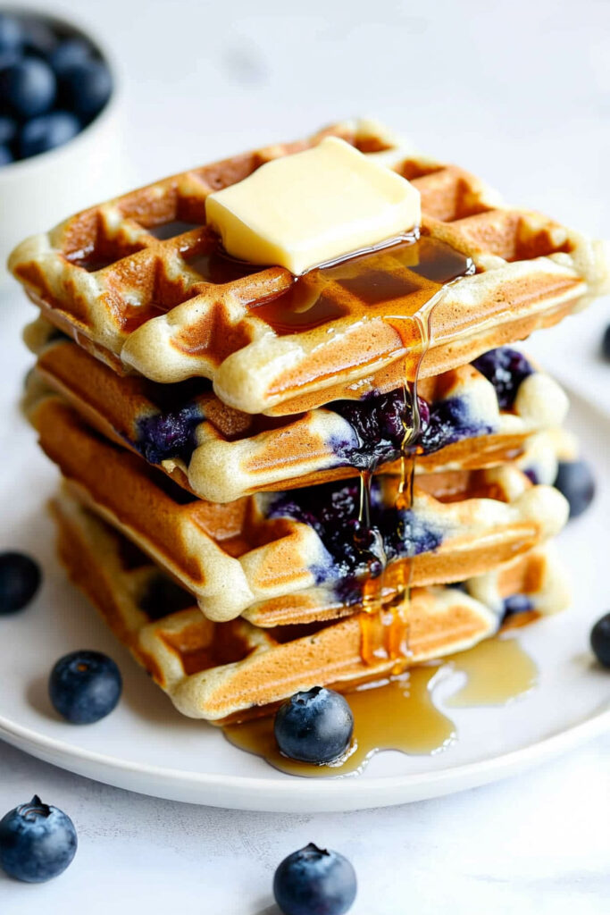 Custom Ideas Paleo Blueberry Waffles