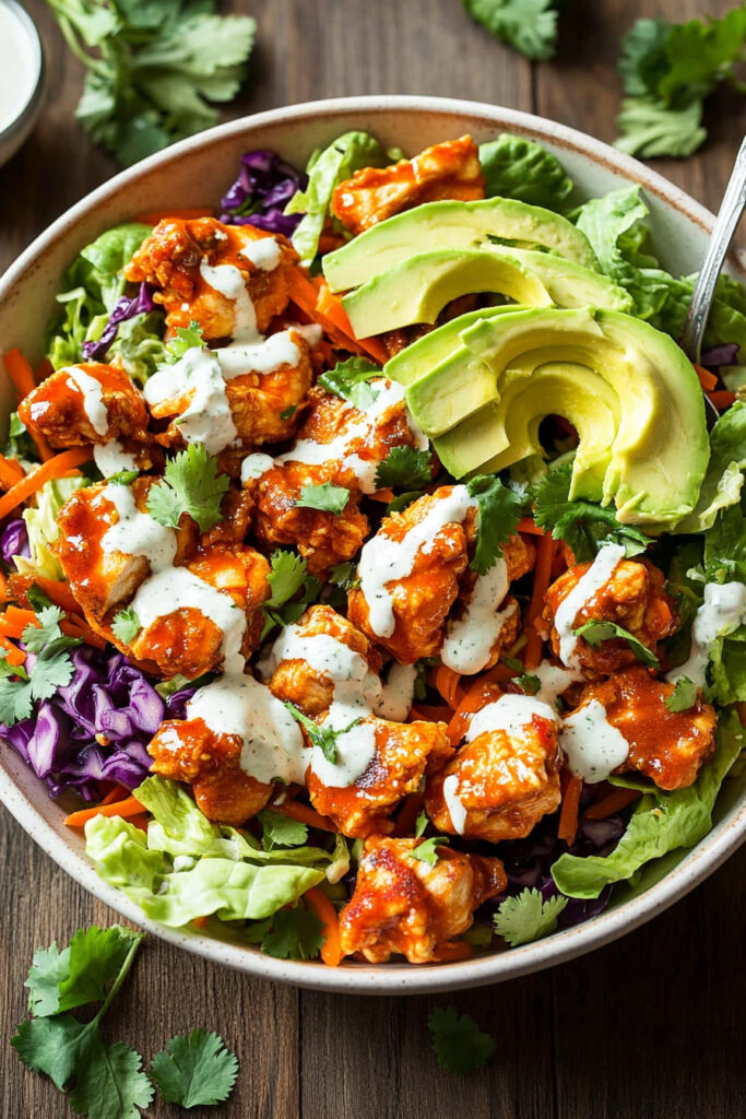 Crispy Buffalo Chicken Salad Recipe