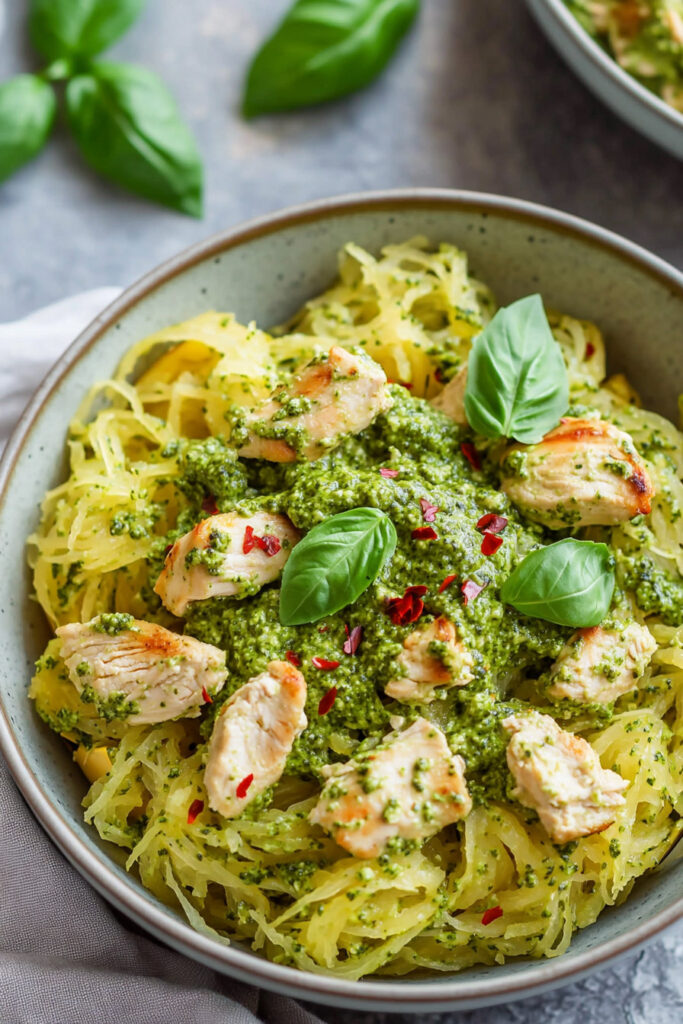 Customize Chicken Pesto Spaghetti Squash