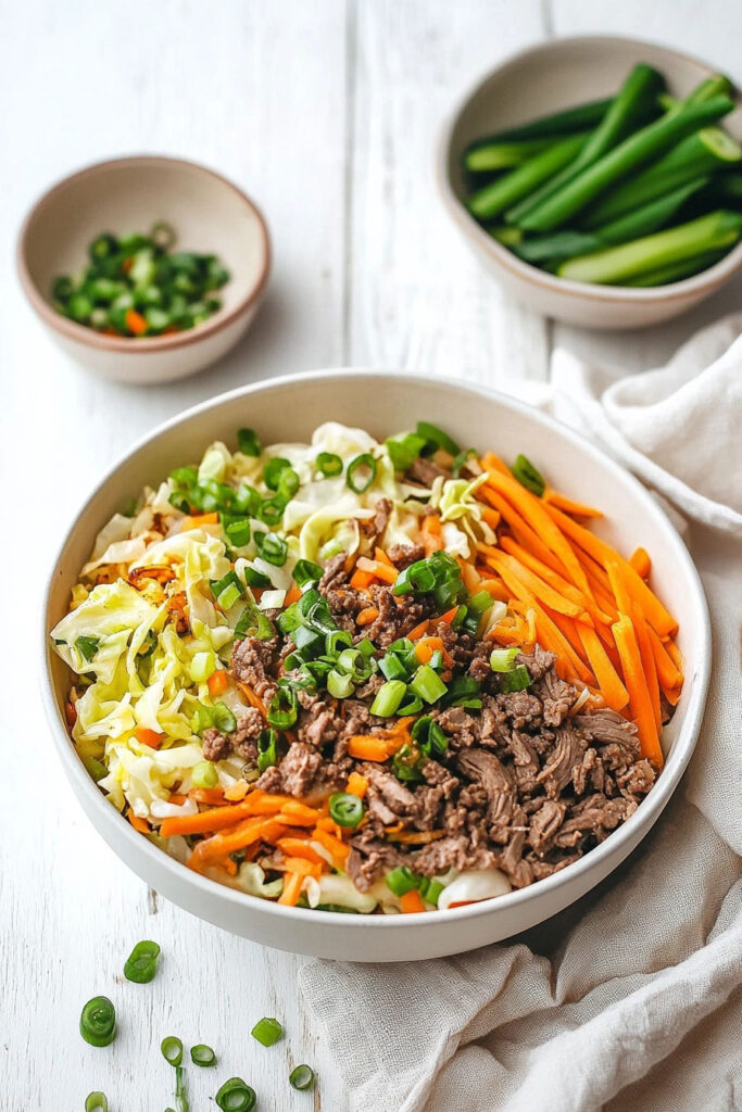 Egg Roll in a Bowl Ingredients