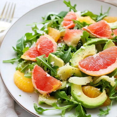 Grapefruit and Avocado Winter Salad