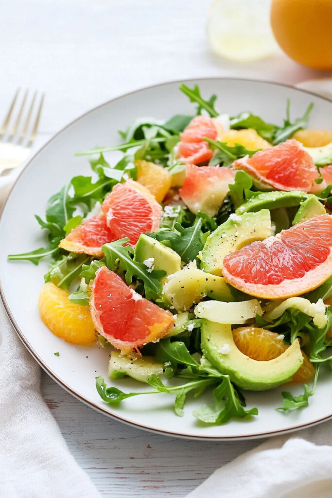 Grapefruit and Avocado Winter Salad