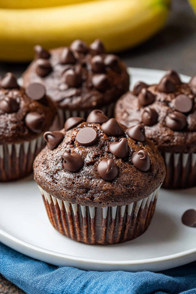 How to Make Paleo Chocolate Banana Muffins