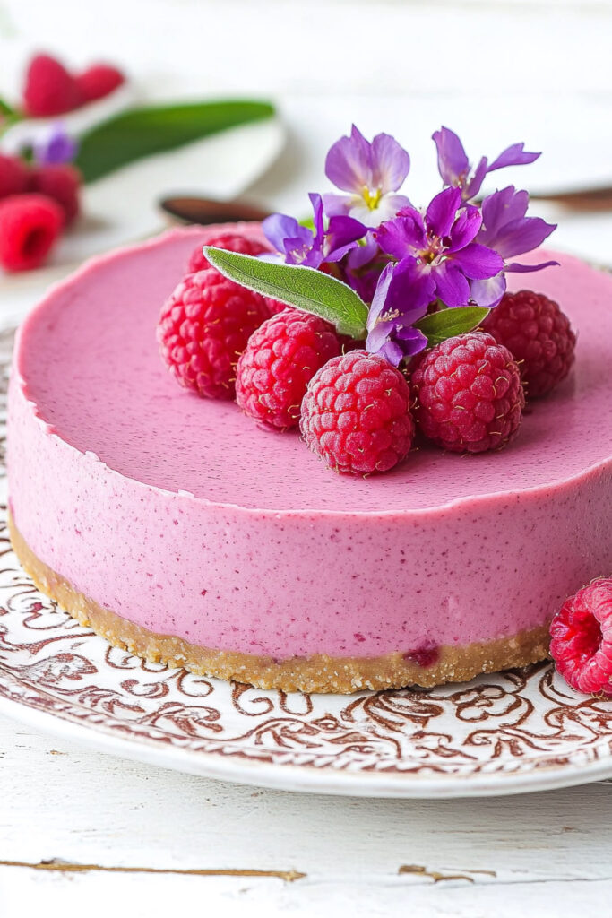 How to Make Raspberry Raw Vegan Cheesecake