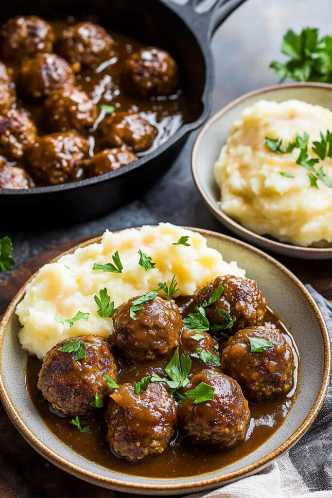 How to Make Salisbury Steak Meatballs