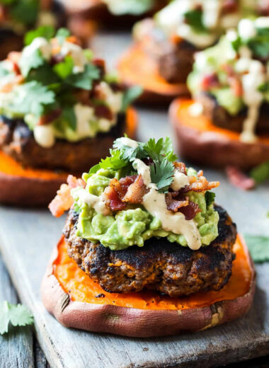 Loaded Taco Sweet Potato Sliders