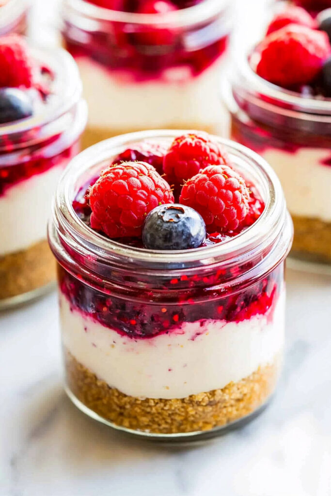 No Bake Cheesecake Jars Recipe