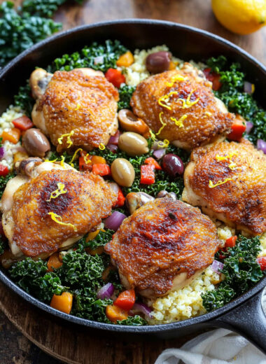 One Skillet Greek Chicken Recipe