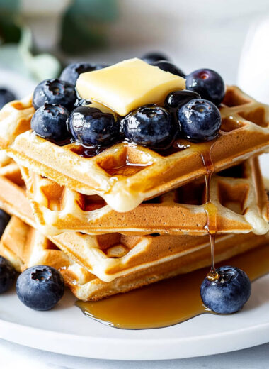 Paleo Blueberry Waffles