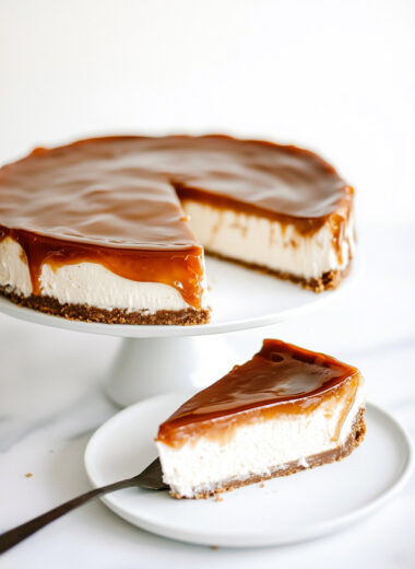 Paleo Caramel Cheesecake