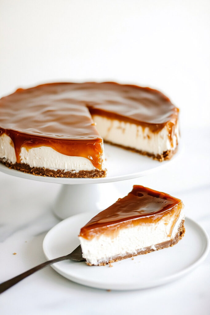 Paleo Caramel Cheesecake