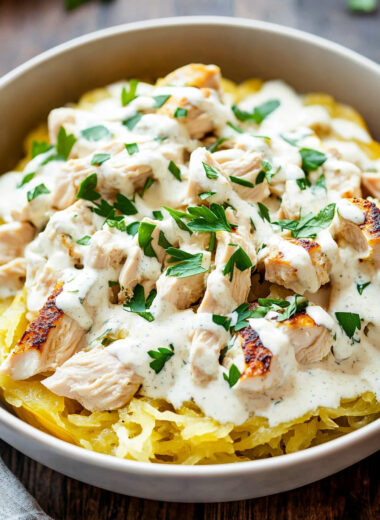 Paleo Chicken Alfredo