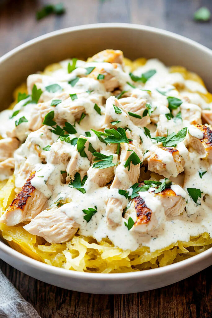 Paleo Chicken Alfredo