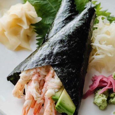 Paleo Crab & Avocado Temaki