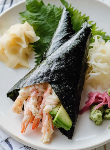 Paleo Crab & Avocado Temaki