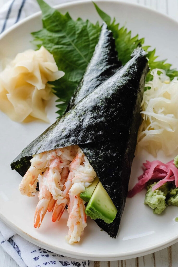 Paleo Crab & Avocado Temaki