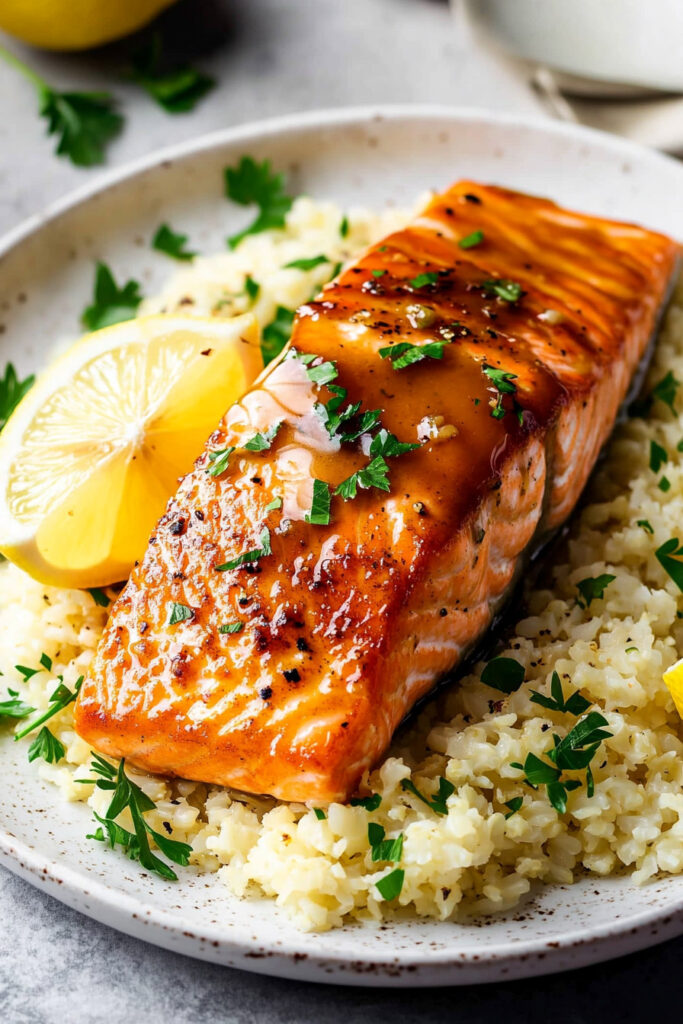 Paleo Honey Garlic Salmon Recipe