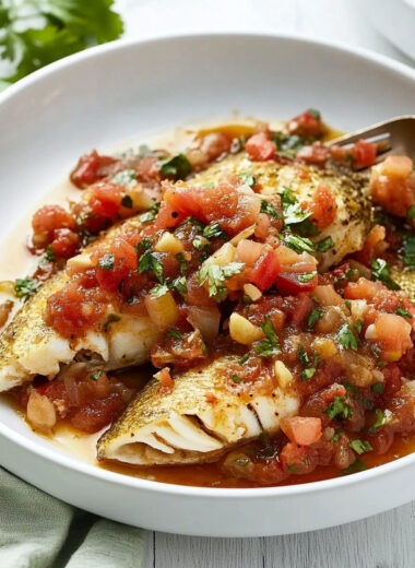 Paleo Salsa Simmered Fish