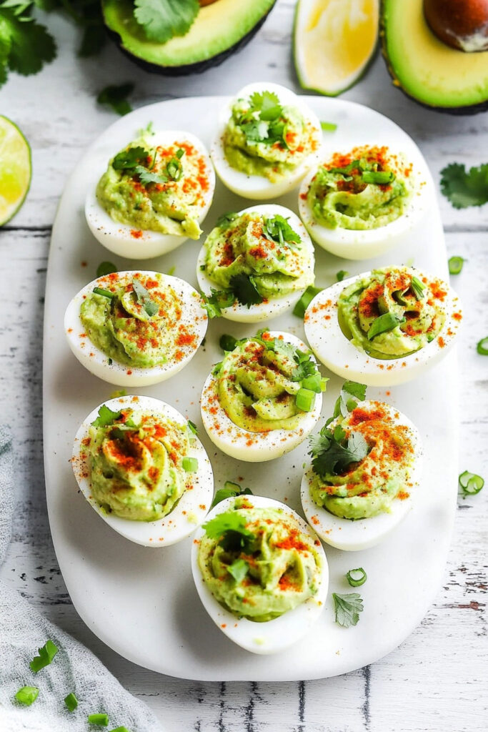 Preparation Avocado Deviled Eggs