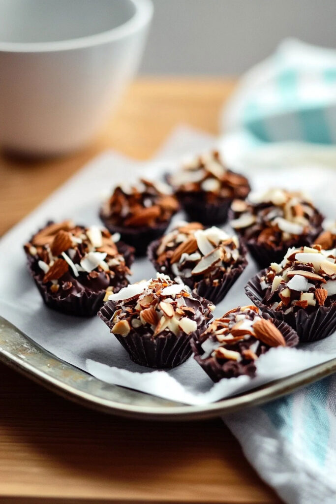 Preparation Process for Paleo Toasted Coconut & Almond Chocolate Clusters