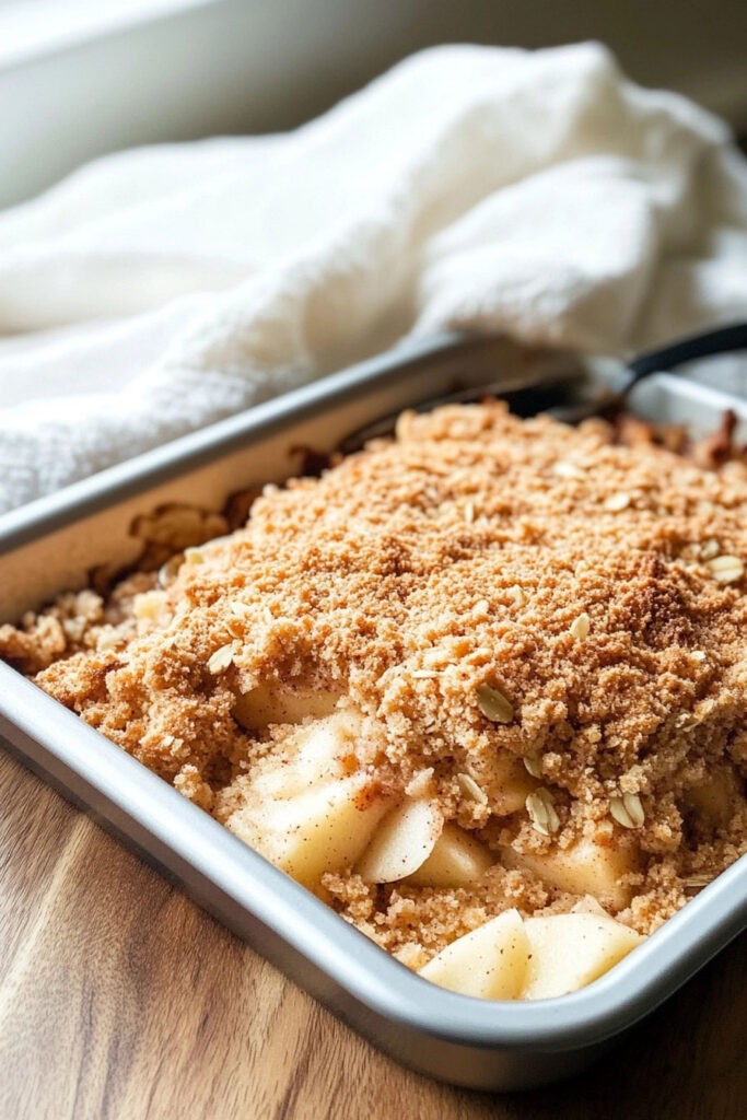 Preparing the Paleo Apple Crisp