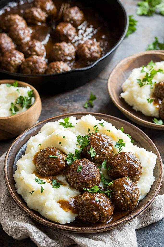 Salisbury Steak Meatballs