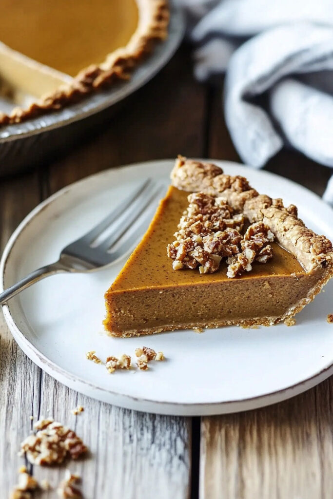 Serve the Paleo Pumpkin Pie