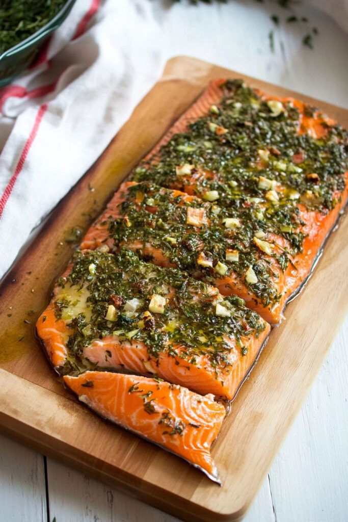 Serving Foolproof Salmon