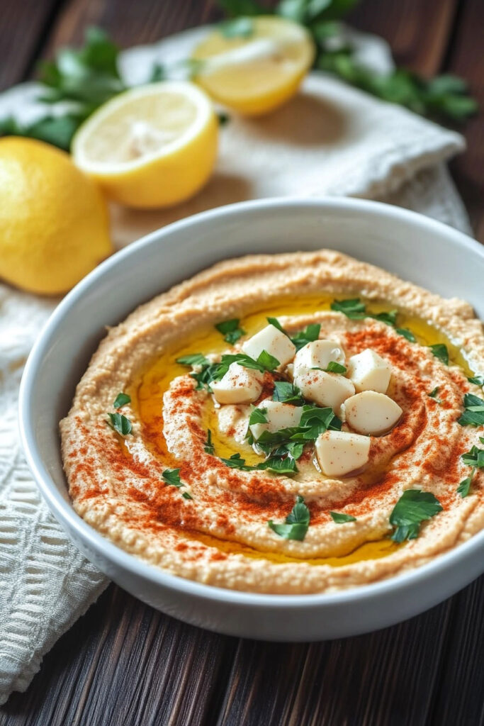 Serving Paleo Hummus