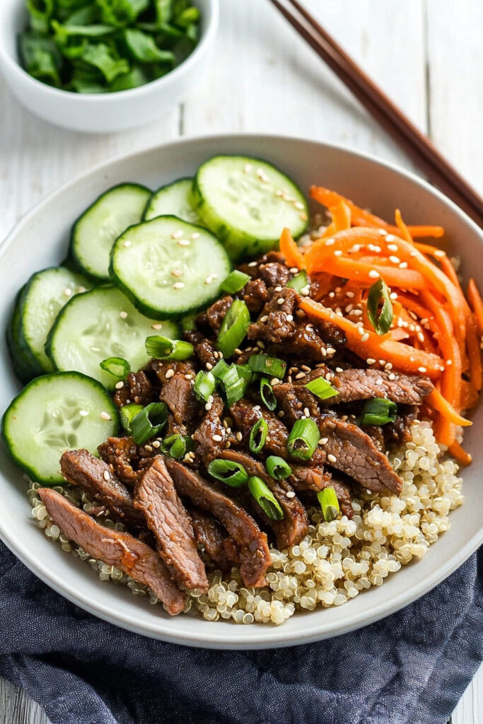 Serving Suggestions Korean Beef Bowl