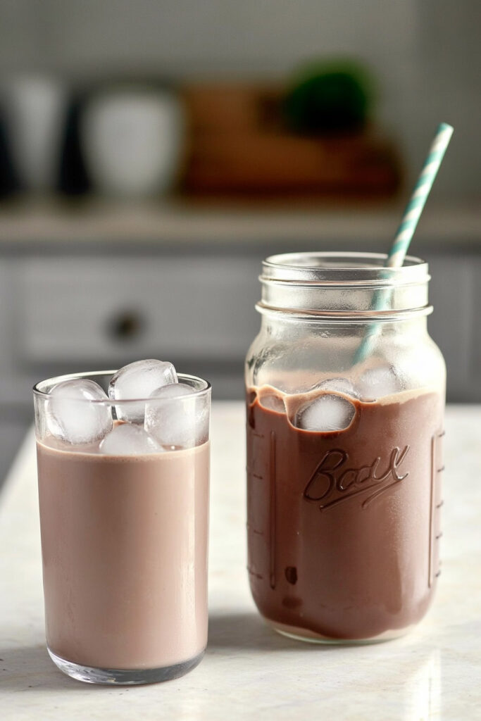 Serving Tips Chocolate Almond Milk