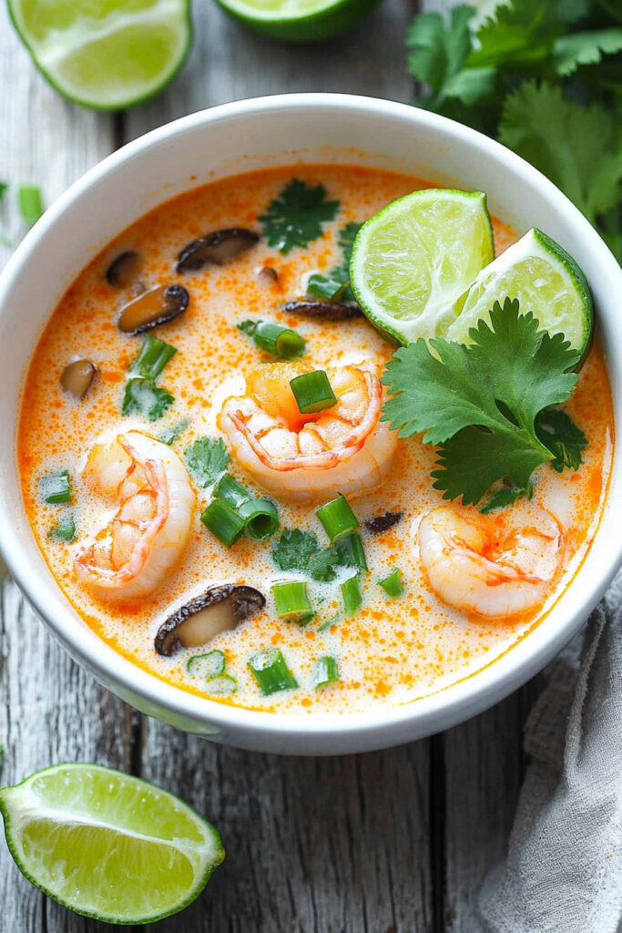 Serving Tips Thai Shrimp Soup