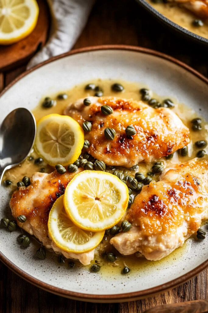 Serving Tips Lemon Chicken Piccata