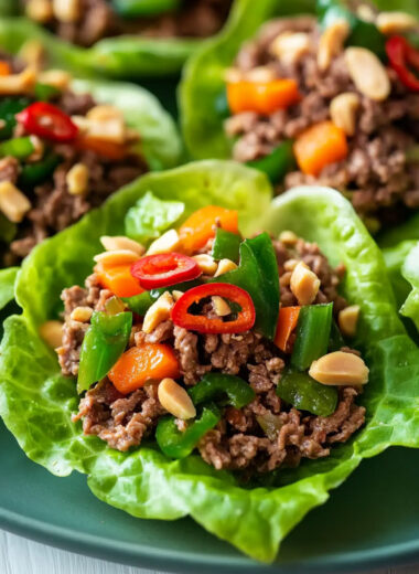 Thai Beef Lettuce Cups