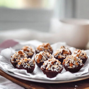 Toasted Coconut & Almond Chocolate Clusters