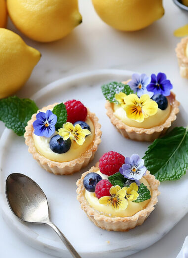 Vegan Paleo Lemon Tarts