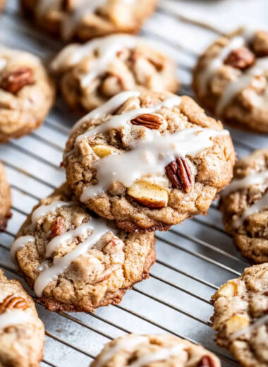 Chewy Cinnamon Apple Pecan Cookies Recipe