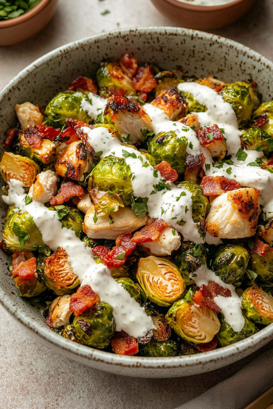 Chicken Bacon Ranch and Veggies