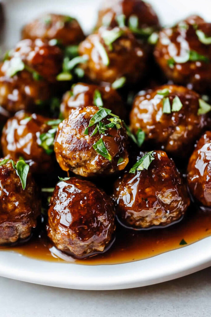 Cook Honey Garlic Meatballs