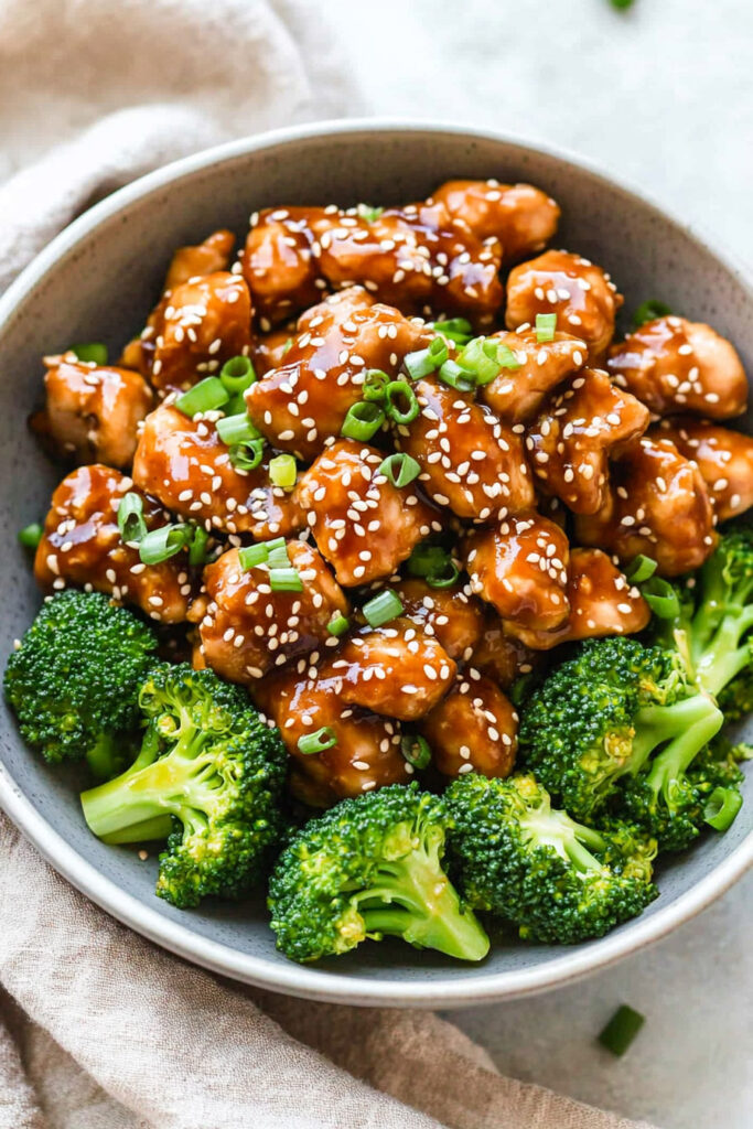 Cooking Sesame Chicken