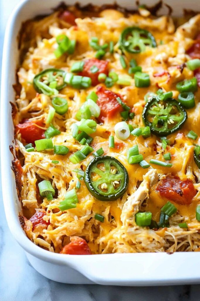 Customization Jalapeño Buffalo Chicken Casserole