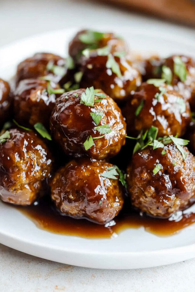 Honey Garlic Meatballs