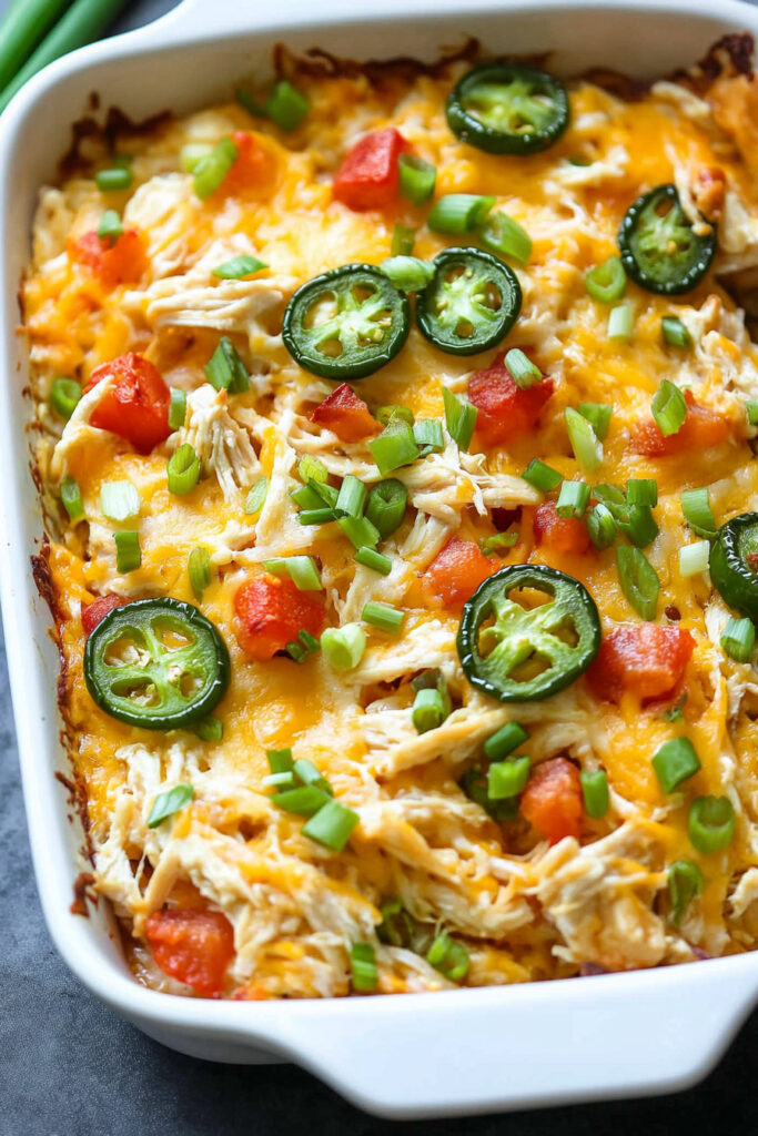 How to Serve Jalapeño Buffalo Chicken Casserole
